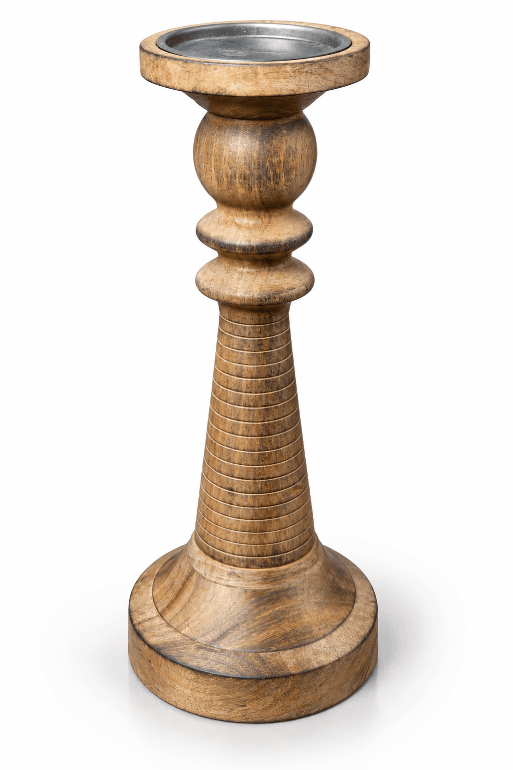 Wood Turned Candlestick