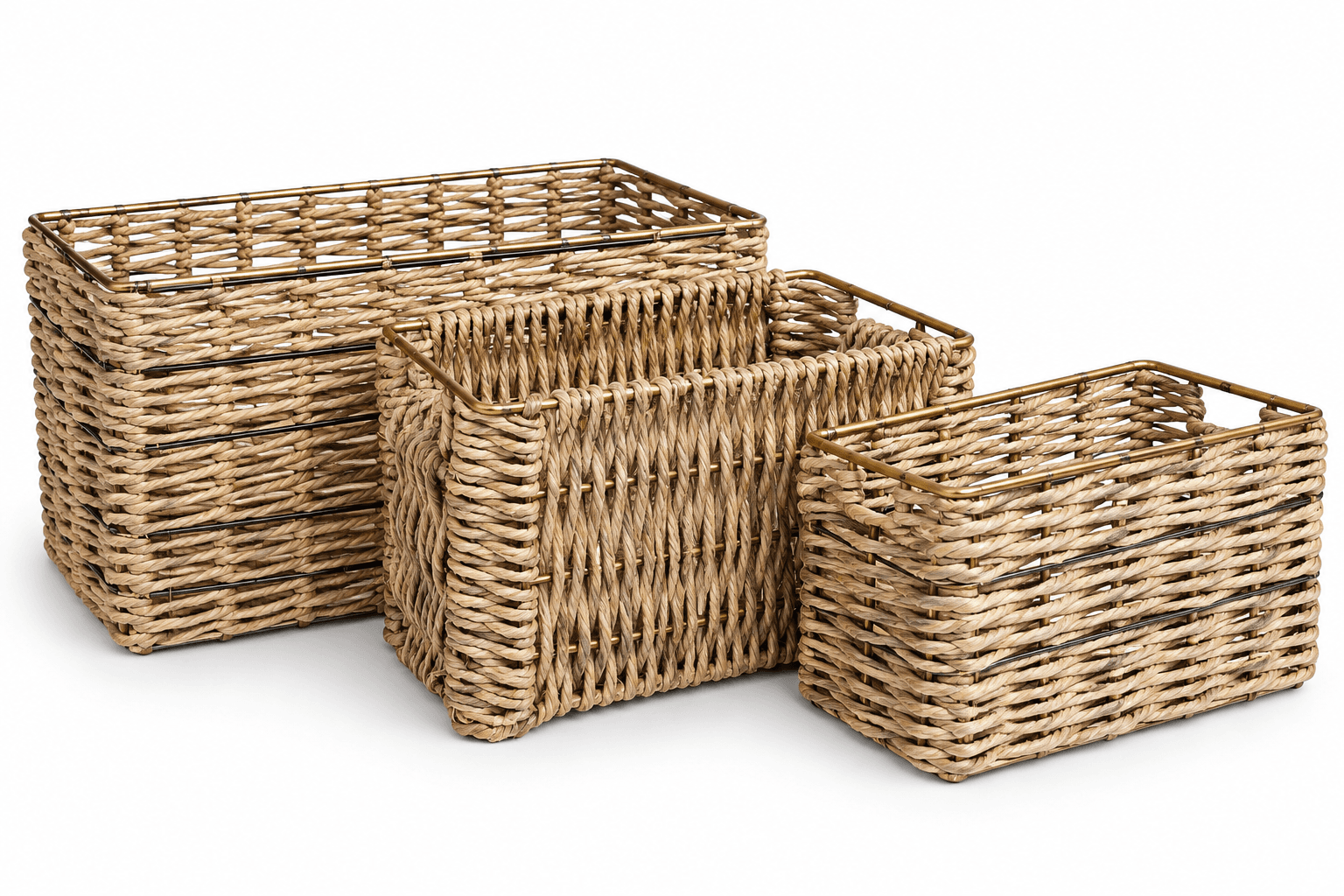 Rattan Baskets Nested Set