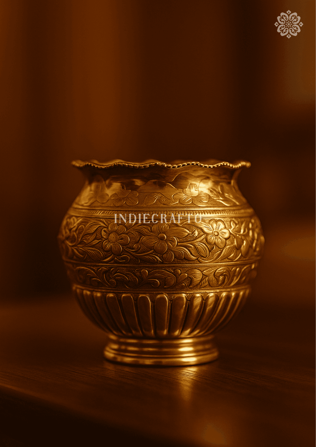 Handcrafted Brass Vase