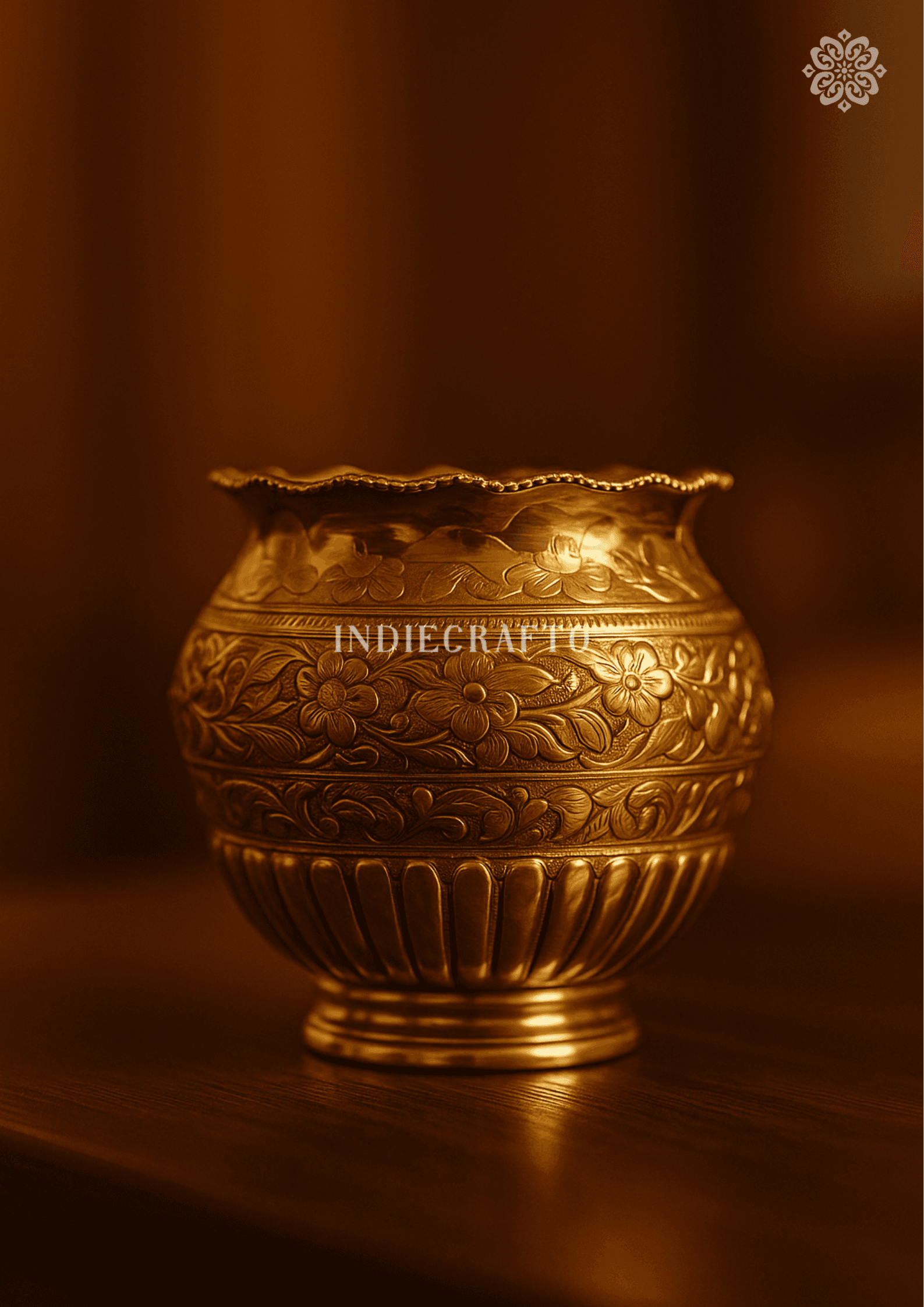 Handcrafted Brass Vase